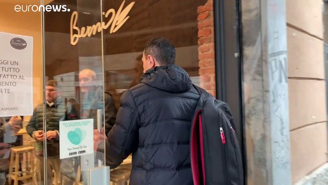 Milaneses com dificuldades para trabalhar por causa do coronavírus