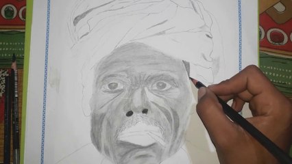 Old farmar sketch/ Drawing /portraits with graphite pencil Artwithdev Artist