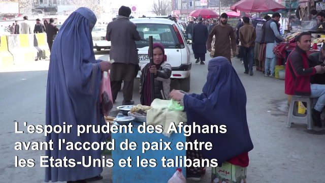 L'espoir prudent des Afghans avant l'accord de paix entre les Etats-Unis et les talibans