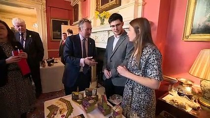 PM praises his Welsh dog Dilyn at St David's Day reception