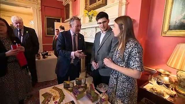 PM praises his Welsh dog Dilyn at St David's Day reception