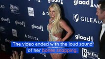 Britney Spears Shares Video of Her Foot Breaking