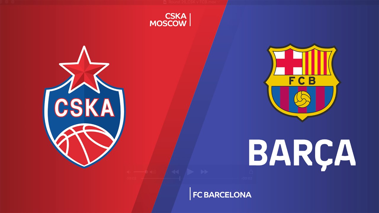CSKA Moscow - FC Barcelona Highlights | Turkish Airlines EuroLeague, RS Round 26