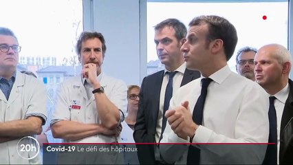 Covid-19 : Emmanuel Macron en visite à la Pitié-Salpêtrière