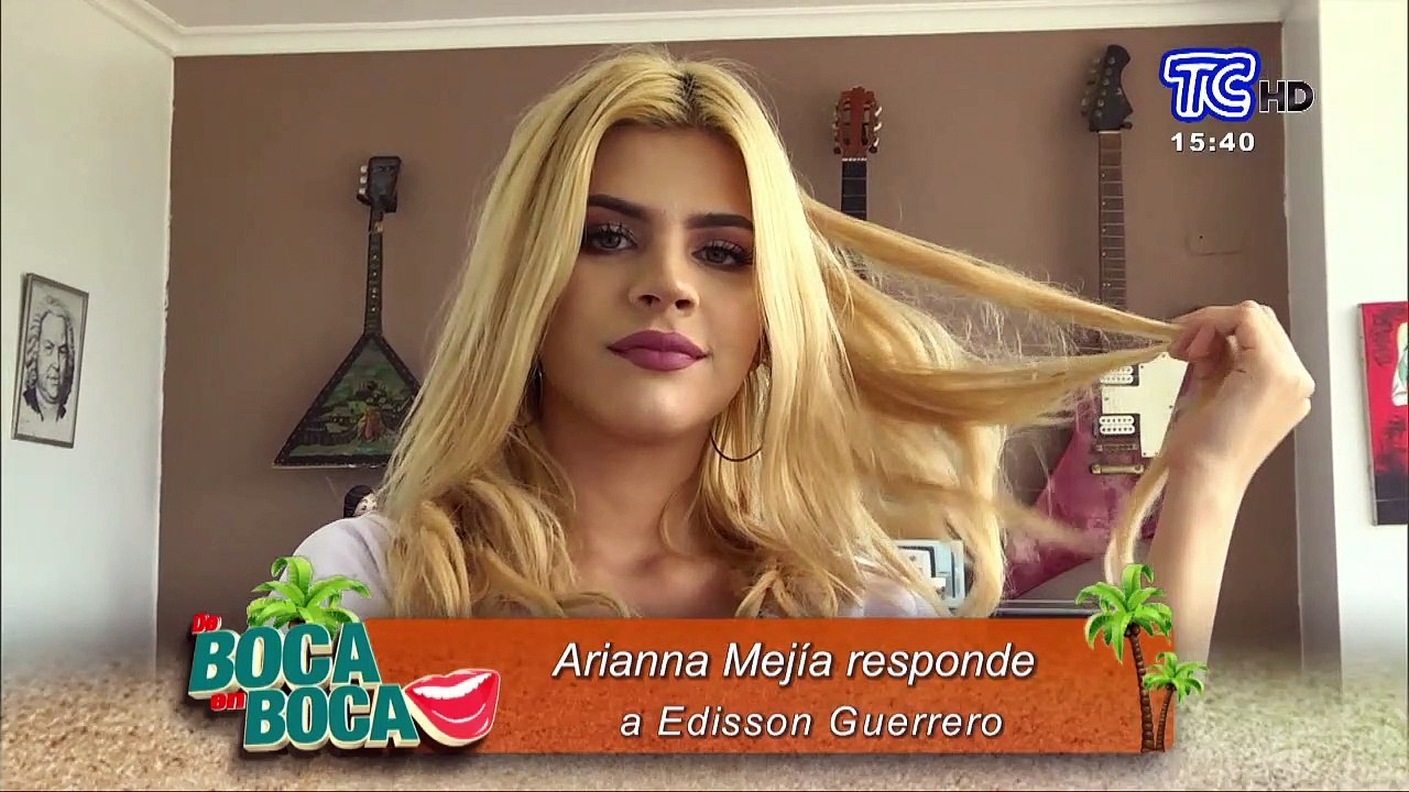 Arianna Mejía responde a Edison Guerrero