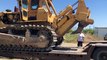 Loading An Old Cat D9H Bulldozer With 77 Years Old Operator - Fasoulas Heavy Transports