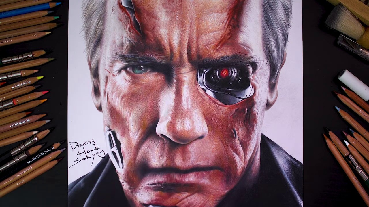 Drawing Terminator- Dark Fate [Drawing Hands] - Dailymotion