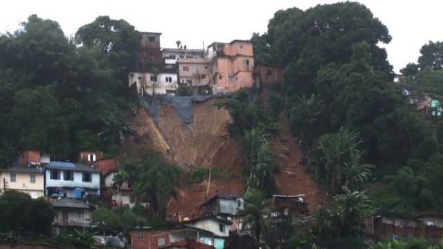 Aumentan las muertes en Sao Paulo y Río de Janeiro por deslizamientos e inundaciones tras fuertes lluvias