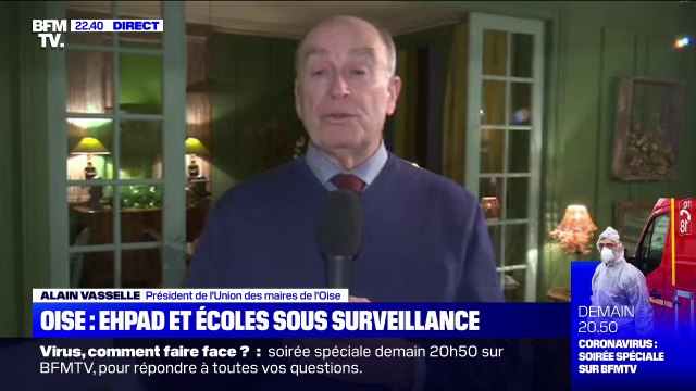 Municipales: Alain Vasselle (Union des maires de l'Oise) inquiet du risque de propagation du coronavirus