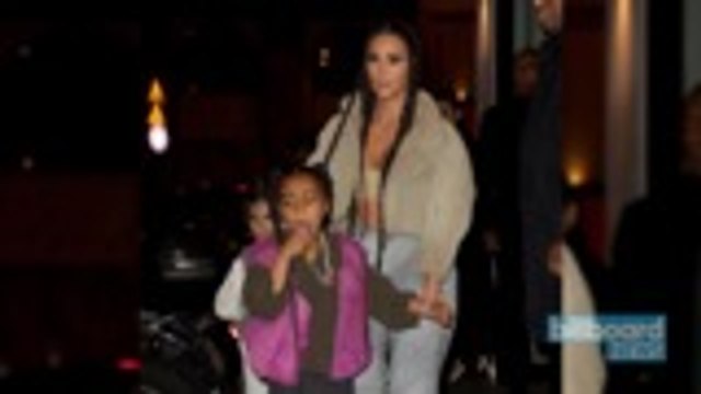 Kim Kardashian Addresses North West's Fashion Week Rap Backlash | Billboard News