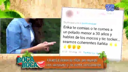 Érika Vélez encendió las redes sociales con un comentario