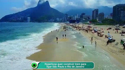 Hyperloop quer construir trem para ligar São Paulo e Rio de Janeiro