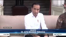 Jokowi Sebut Ada 50 Juta Stok Masker Dalam Negeri