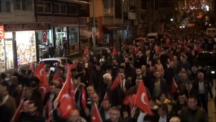 Manisa'da "Vatan ve Bayrak" yürüyüşü