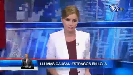 Lluvias causan estragos en Loja