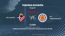 Previa partido entre Poli Almería y UDC Torredonjimeno Jornada 28 Tercera División