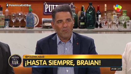 Emotivo homenaje a Braian Toledo en Polémica en el Bar