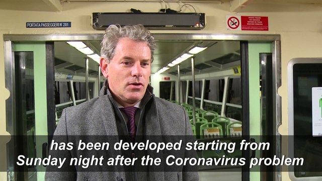 Venice disinfects public transport amid coronavirus outbreak