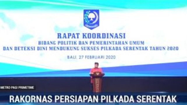 Kemendagri Gelar Rakornas Persiapan Pilkada Serentak 2020