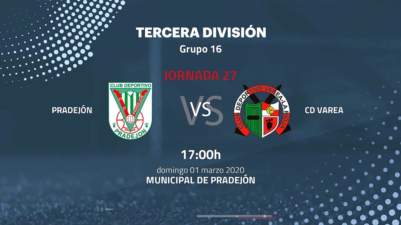 Previa partido entre Pradejón y CD Varea Jornada 27 Tercera División