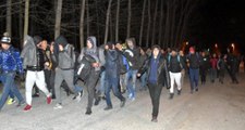 Türkiye'nin mültecilere Avrupa kapılarını açmasının ardından ilk grup Yunanistan sınırına geldi