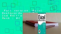 Full version  Excel Dashboards and Reports, 2nd Edition  Best Sellers Rank : #2