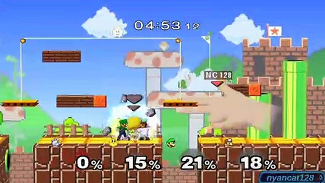 Super Smash Bros. Melee: Classic Mode as Aeroblast Master Hand