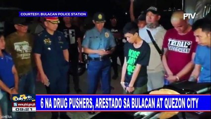 Download Video: 6 na drug pushers, arestado sa Bulacan at Quezon City