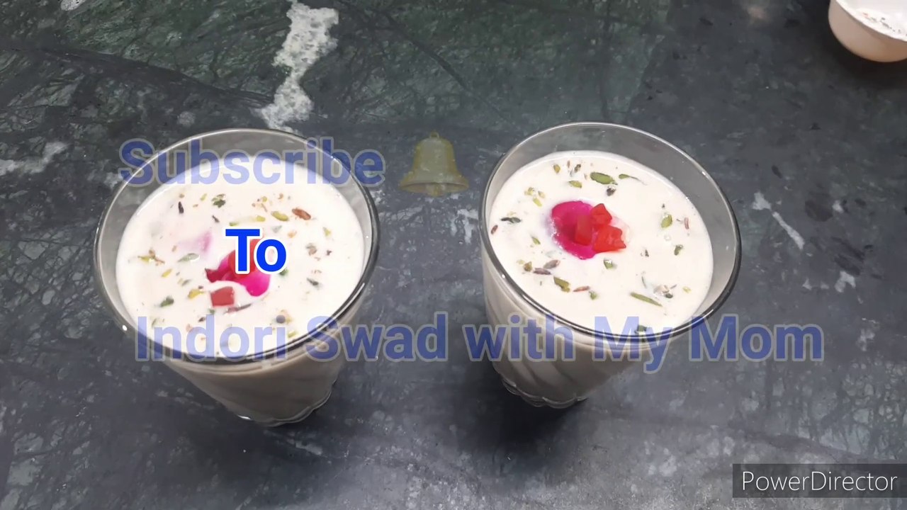 होली पर बनाएं पारंपरिक तरीके से मथुरा की मशहूर  शाही ठंडाई/Dryfruits thandai/Thandai recipe/Holi special 2020