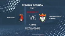 Previa partido entre CF Pozuelo y San Fernando de Henares Jornada 27 Tercera División