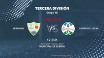 Previa partido entre Lebrijana y Ciudad de Lucena Jornada 28 Tercera División