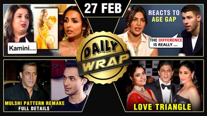 SRK, Kajol, Kareena TOGETHER, Salman Khan Aayush Sharma Movie, Nick Jonas On Age Gap | Top 10 News