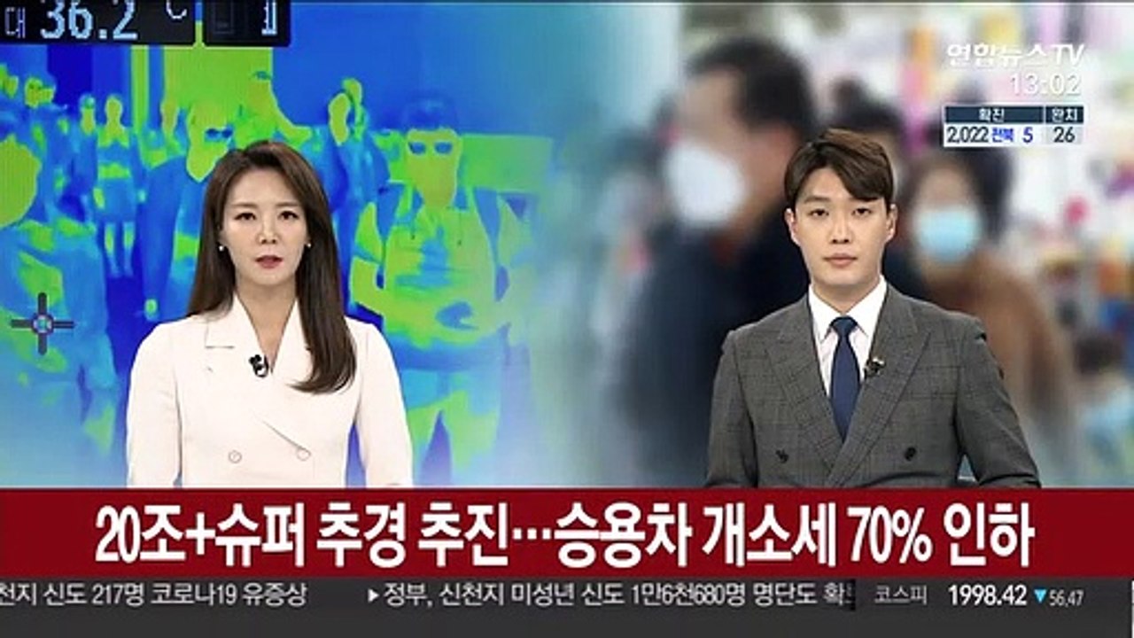 20조+슈퍼 추경 추진…승용차 개소세 70% 인하