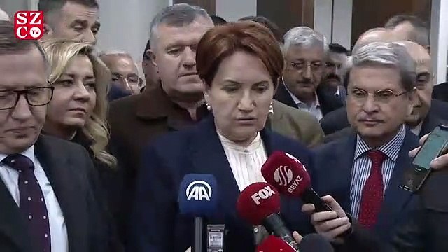 İYİ Parti Genel Başkanı Akşener açıklamalarda bulundu