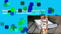 About For Books  Effortless Bento: 300 Japanese Box Lunch Recipes  For Free