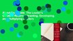 About For Books  The Leader's Greatest Return: Attracting, Developing, and Multiplying Leaders