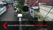 Detik-Detik Wanita Hamil Ditabrak Ibu-Ibu Belajar Nyetir