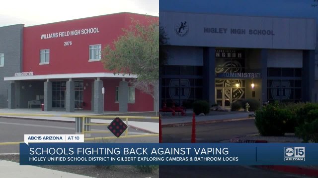 Everybody is vaping : Higley Unified School District hopes upping security will stop vaping on campus