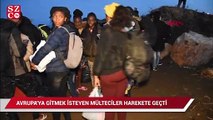 Mülteciler Avrupa'ya geçmek için harekete geçti