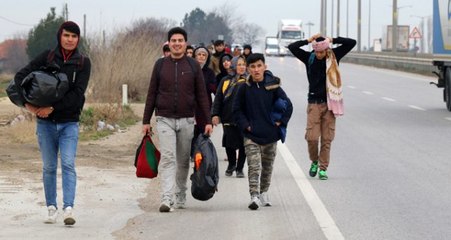 Avrupa'ya gitmek isteyen Suriyeli göçmenler sınır bölgelerine akın etti