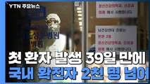 39일 만에 확진자 2천 명 넘어...밤사이 256명 추가 / YTN