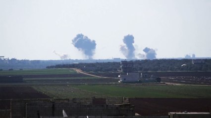 غارات تستهدف تجمعا عسكريا تركيا في ريف إدلب