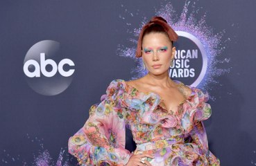 Halsey met boyfriend's pals for first time dressed as Marilyn Manson