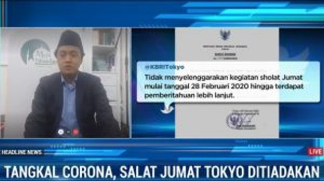 Tangkal Covid-19, Masjid Indonesia di Tokyo Tiadakan Salat Jumat