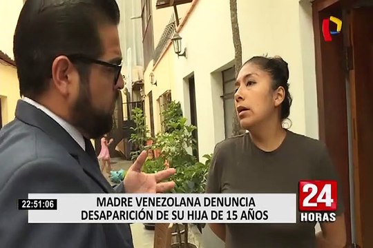 Madre busca desesperadamente a su hija desaparecida en San Juan de Miraflores