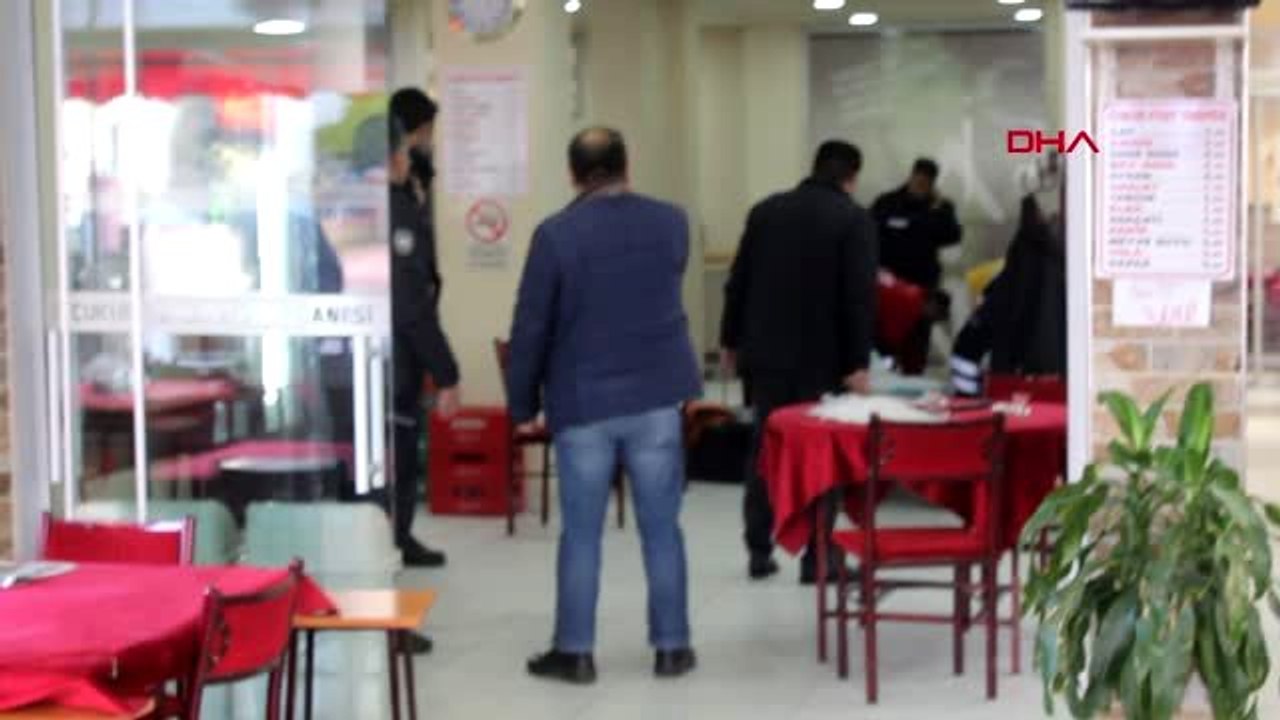 İzmir kahvede pompalı tüfekli saldırı 1 yaralı
