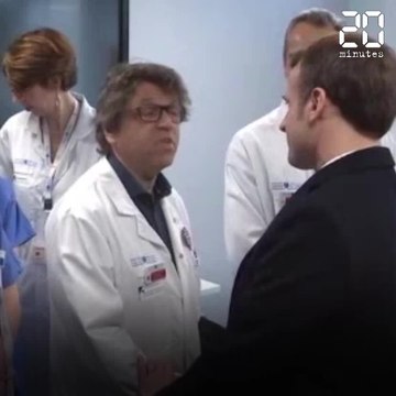 Emmanuel Macron interpellé par un médecin lors de sa visite à la Pitié-Salpêtrière