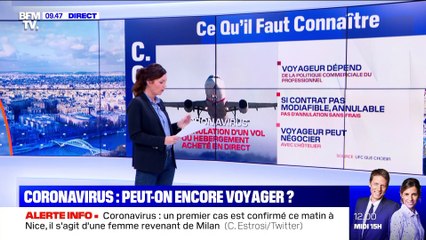 Coronavirus: peut-on encore voyager ? - 28/02