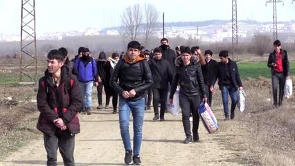 Edirne'de düzensiz göçmen hareketliliği arttı (8)