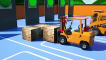 Learn Colors - Trucks Construction Show for Kids - Excavator, Dump Truck, Bulldozer, Mixer Truck for Children